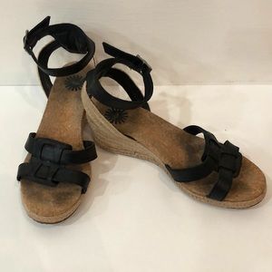 UGG Espadrille Wedge Sandals Sz 8